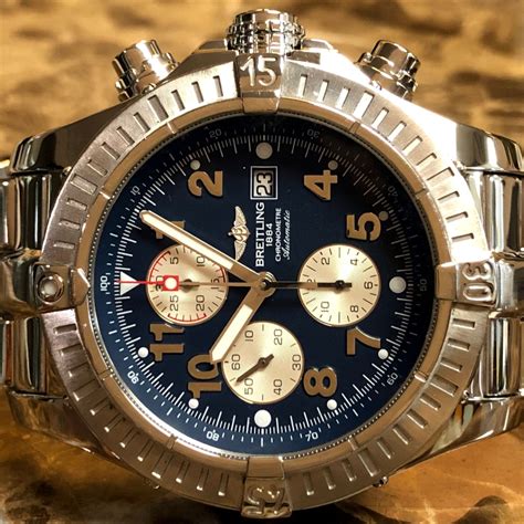 breitling super avenger blue|breitling super avenger 2 48mm.